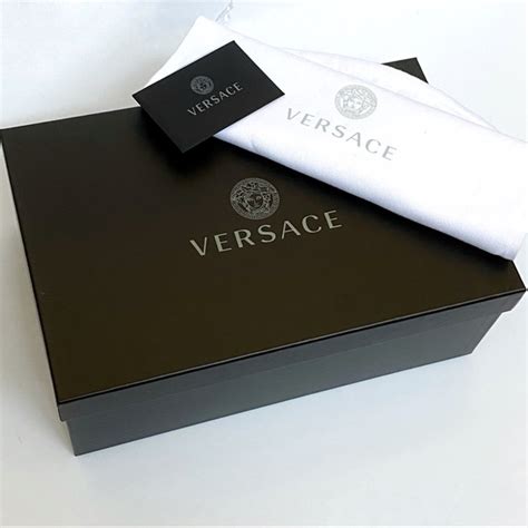 versace empty shoe box 